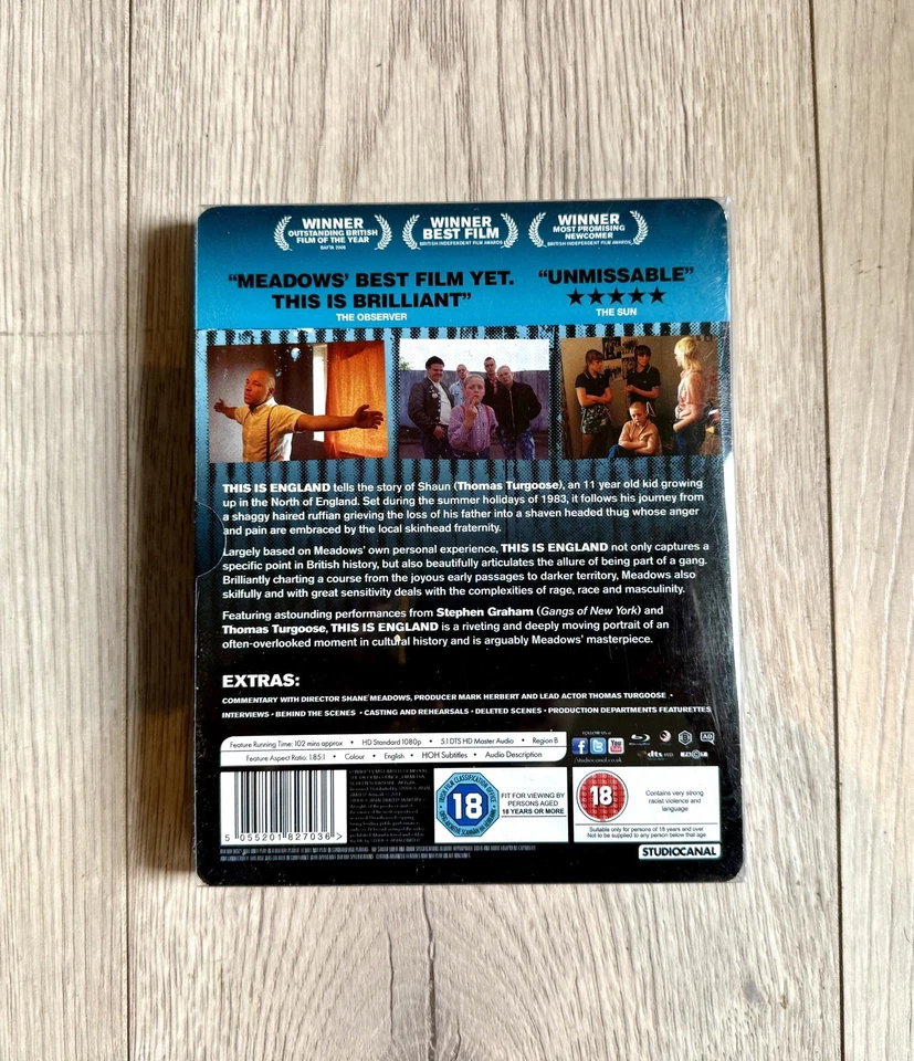 This Is England - Blu-ray Steelbook Zavvi UK Exclusive Stephen Graham punk  - Image 3 of 4