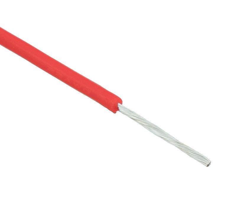 2m Red 22AWG Silicone 60/0.08mm Stranded Wire Cable