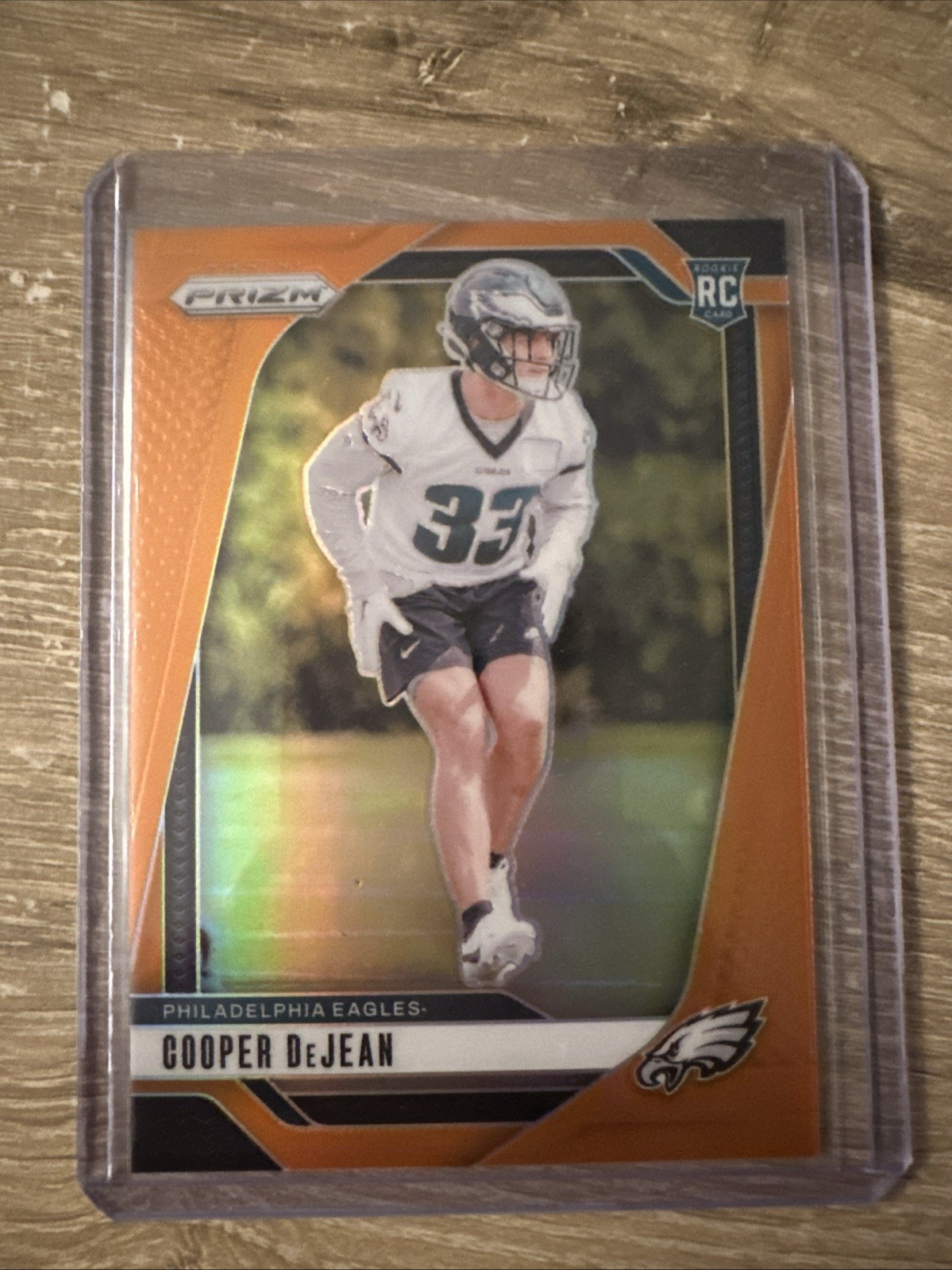2024 Panini Prizm - Rookies Cooper DeJean #321 Orange Prizm /249 (RC)