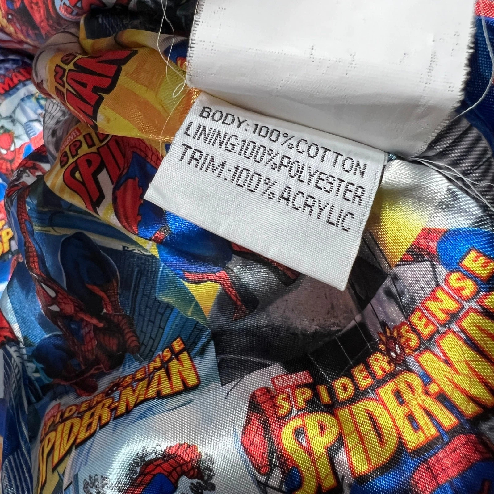 MARVEL SPIDERMAN SYMBIOTE JACKET  BLACK