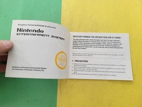 Cobra Command Nintendo NES Instruction Manual Only