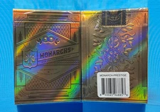 Monarch Prestige Playing Card Deck~Gold & Bronze Foil~18th Anniversary Theory 11
