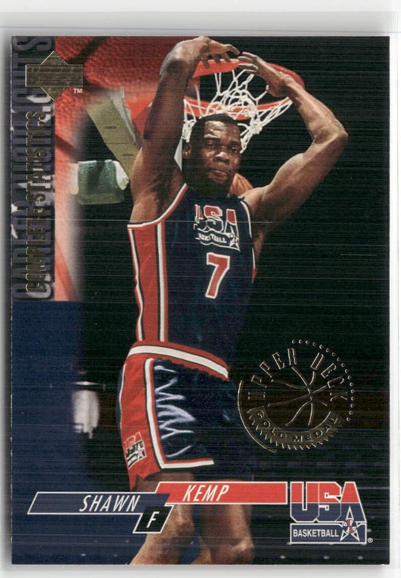 1994 Upper Deck USA #30 Shawn Kemp Gold Medal ☘️R27