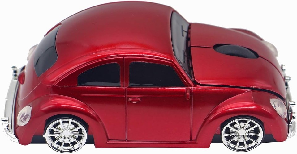 VW Beetle Wireless Sports Car Shape Mouse Mice Computer Laptop PC ...