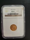 1929 Indian Head Quarter Eagle Gold $2.5 MS 62 NGC