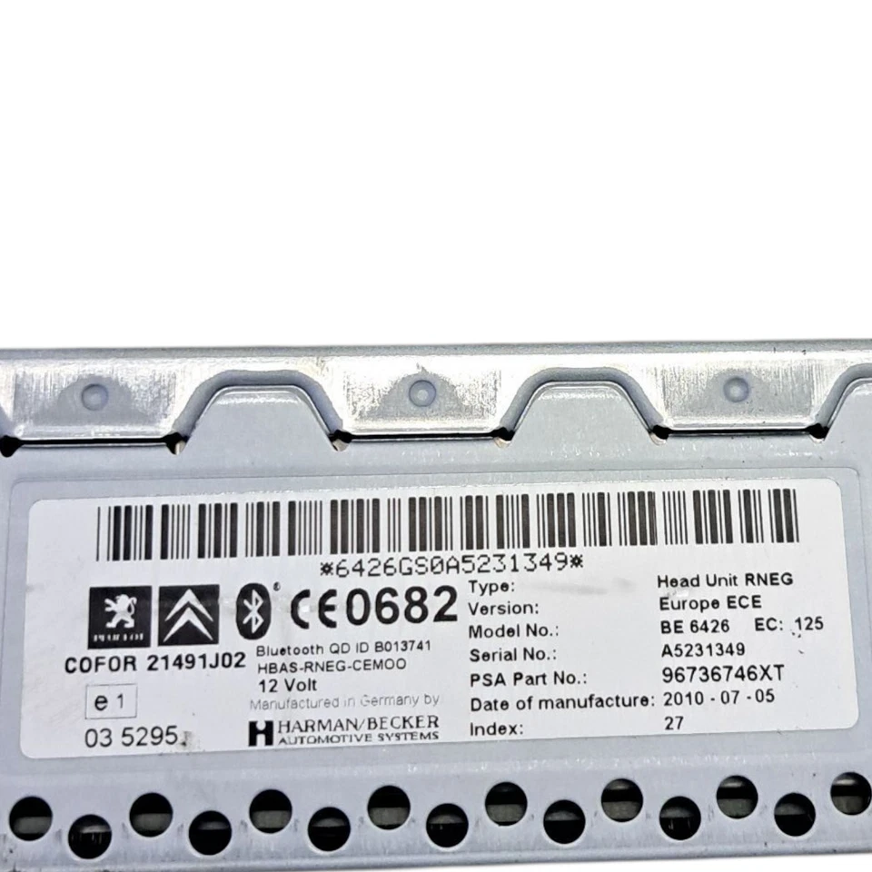 Peugeot 207CC Radio 96736746XT - Bild 3 von 3