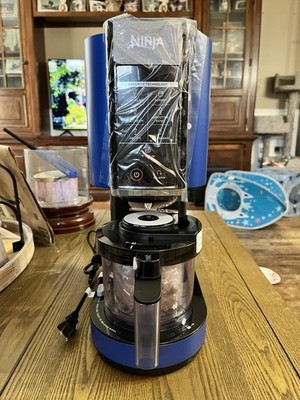 Ninja Creami NC301HNV Ice Cream Maker Blue Automatic Mix-In Bowl Paddle 