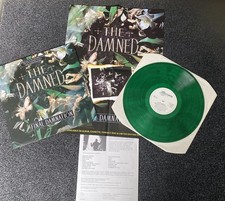 the damned -final damnation GREEN VINYL +POSTER .rare punk .