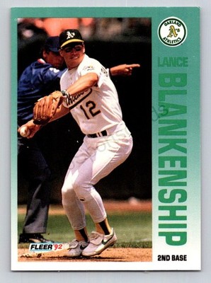 1992 Fleer - Lance Blankenship #250