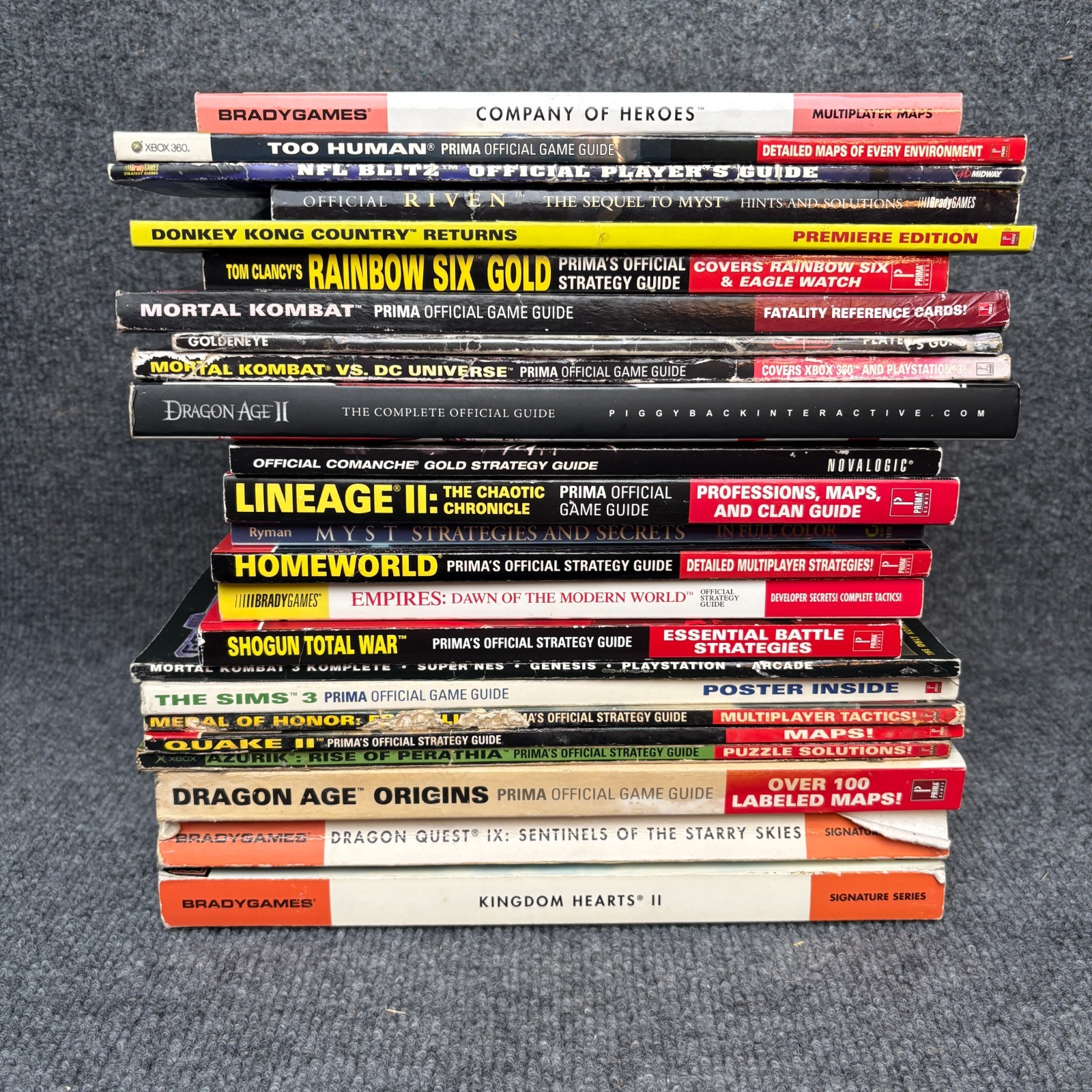 Video Game Strategy Guide Lot Prima Brady Games Mixed Condition