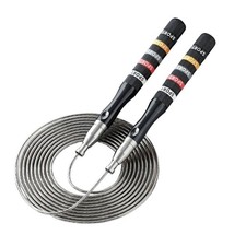 Speed Jump Rope, Steel Wire, Double Bearing, Adjustable, Fitness, Competition