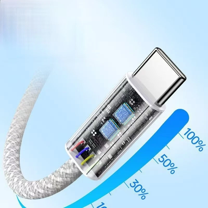 1-10Шт 60 Вт USB-C USB-C кабель PD быстрое зарядное устройство шнур для iPhone 15 16 17 - Изображение 3 из 4