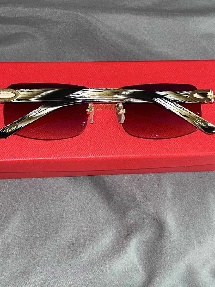 G2U Cartier Brown Sunglasses Wood   - Image 2 of 4