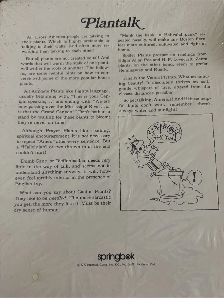 Vintage SPRINGBOK Puzzle "Plantasia" - New in Sealed box! - Image 2 of 4