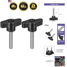 Clamping Screw Knob M6 35mm Stainless Steel T Handle Fastener 2 Pack