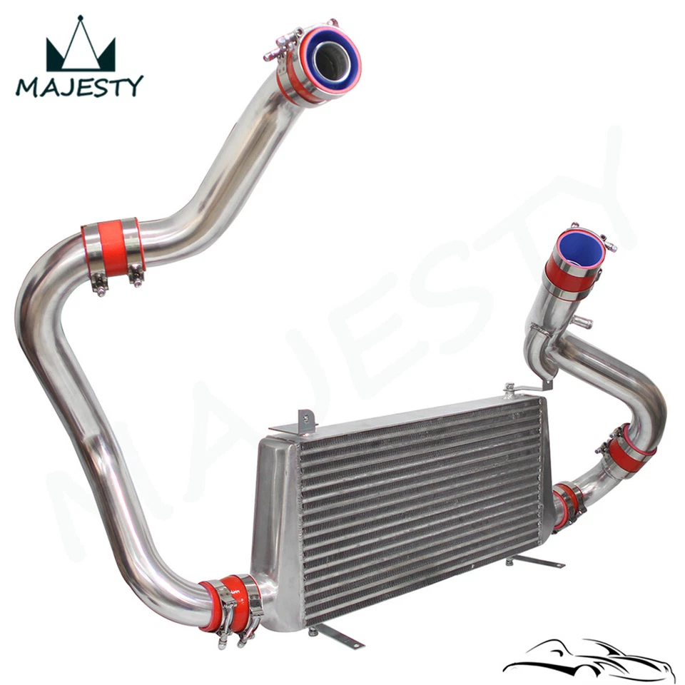 Kit Intercooler Para Nissan Silvia 240SX 200SX S14 S15 SR20DET 2.0T 1995-1998 Rojo Foto 3 de 4