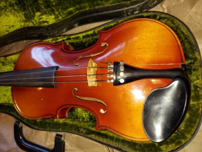 Masakichi Suzuki model 102 sized 3/4 violin, Japan, Vintage, with case, Cracked | eBay Masakichi Suzuki model 102 sized 3/4 violin, Japan, Vintage, with case, Cracked | eBay