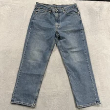Levis 550 Jeans Mens 36x30 Blue Tapered Relaxed Denim Stretch Baggy Y2K