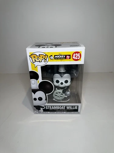Funko Pop! Vinyl: Disney - Mickey Mouse (Steamboat Willie) #425