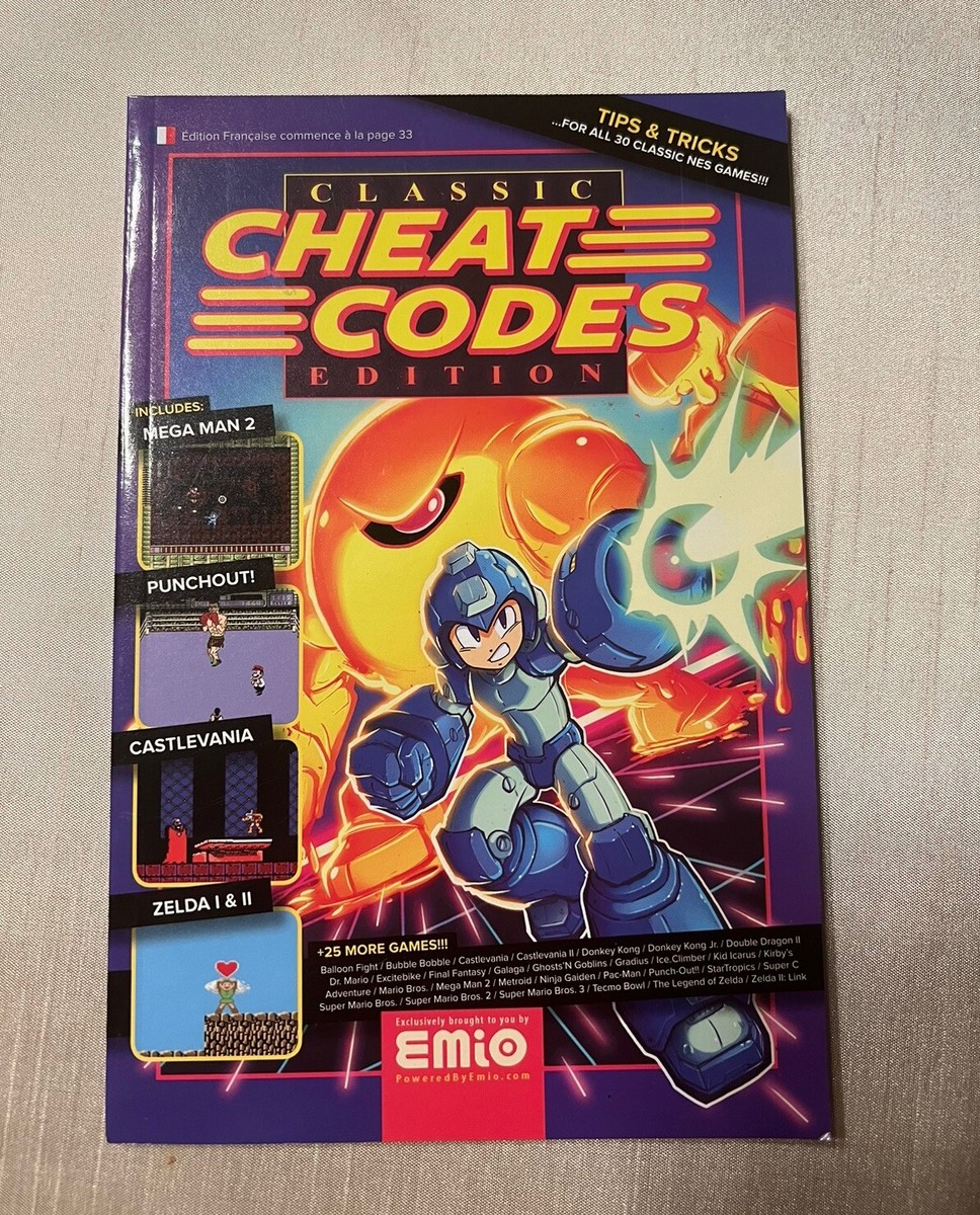 Nintendo NES Cheat Codes Classic Edition Book Emio | eBay