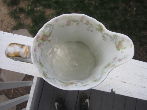 HAVILAND LIMOGES FRANCE -THE PRINCES SCHLEIGER 57-4 9" LARGE WATER PITCHER - Picture 9 of 12