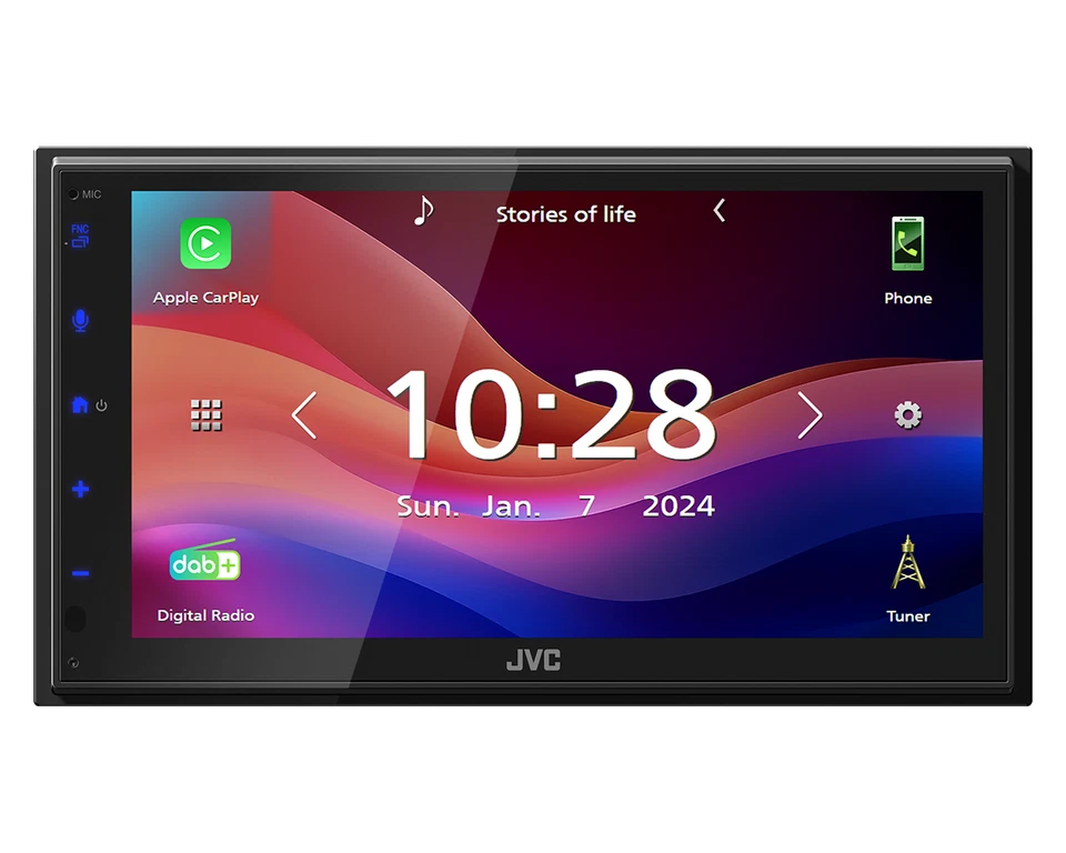 JVC KW-M695DBW DAB+ Car Stereo 6.8" Touchscreen Apple CarPlay Android Auto BT - Image 2 of 4