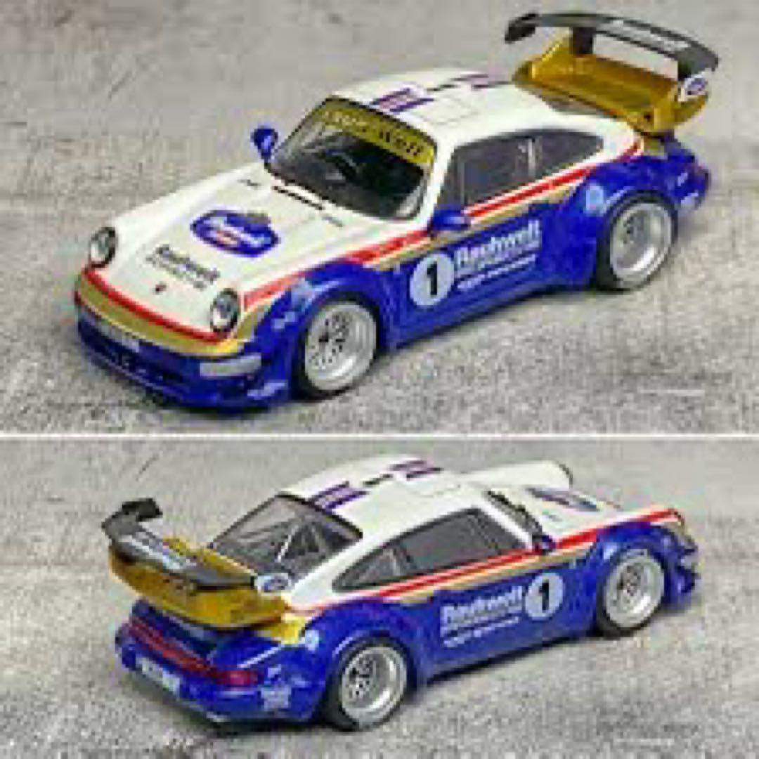 ターマックワークス 1/64rwb(ポルシェ) 964 ロスマンズコンテナbox Tarmac Works 1/64Rwb Porsche 964 Rothmans with Container Box