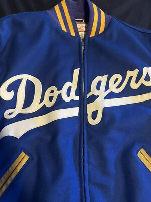 100% Authentic 1952 Brooklyn Dodgers Mitchell Ness Jacket Dugout M