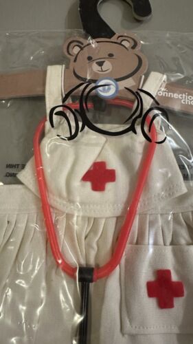 Doctor Nurse Outfit Teddy Bear Clothes Fits Most 14" - 18" Build-A-Bear  New - Picture 1 of 3