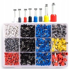 2000PCS Cable Cord Pin End Bootlace Ferrule Terminal Set Wire Crimp Connectors