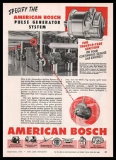 1954 American Bosch Springfield Massachusetts Pulse Generator System Print Ad