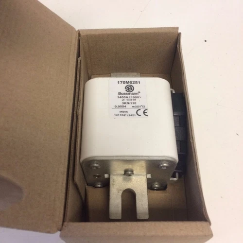 NEW IN BOX! COOPER BUSSMANN 1400A 1100V SEMICONDUCTOR FUSE 170M6251