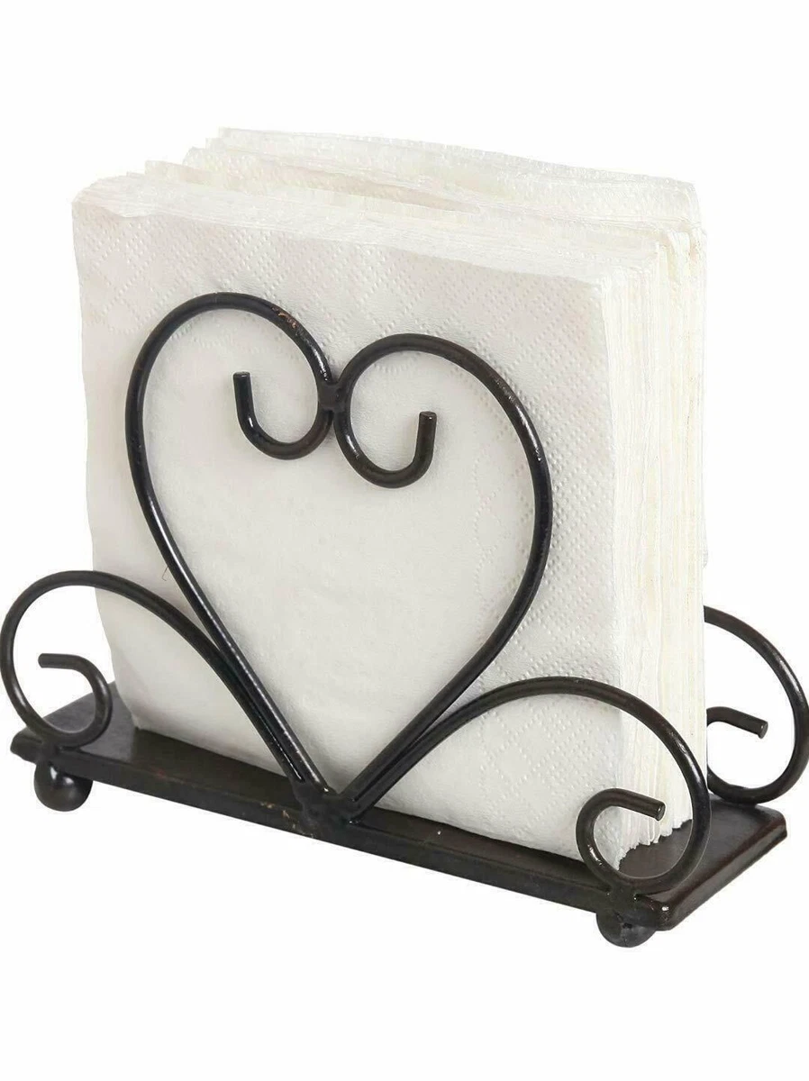 Fancy Stylish Freestanding Napkin Holder Color Black For Dining