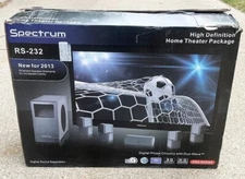 SPECTRUM RS-232 HD HOME THEATER SPEAKER SYSTEM DIGITAL SOUND SEPARATION NEW
