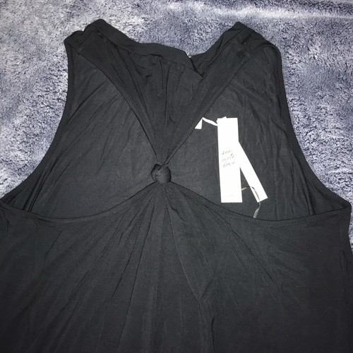 Lovestitch Black Sleeveless Maxi Dress Stretch Modal Women’s Size Large NEW $72 - Picture 7 of 10