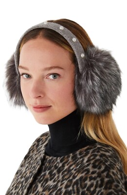 New Kate Spade Faux Fur Earmuffs– Stylish & Cozy Winter  display picture 3