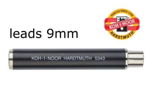 Metall mechanische Kupplung BLEIHALTER Bleistift Kreide Halter 9 mm KOH-I-NOOR 5343 schwarz - Bild 2 von 3