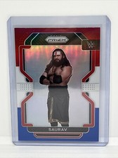 WWE - Saurav - 2022 Panini Prizm - Red, White and Blue Prizm