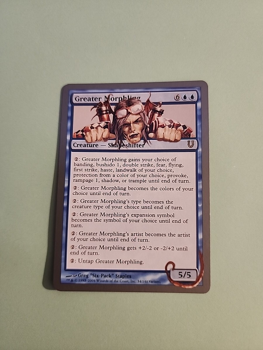WOTC MtG Unhinged Greater Morphling (R) NM | eBay