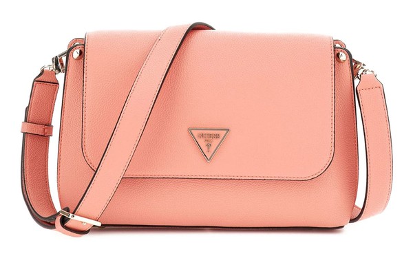 Guess Meridian Flap Crossbody Bag Schultertasche Tasche Coral Koralle Neu-image
