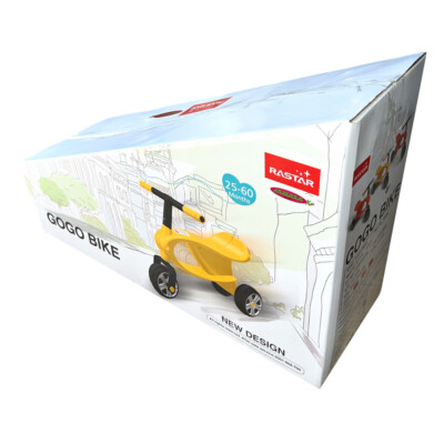 Jamara GOGO Bike Kinder Laufrad Dreirad 66x 44cm, Gelb - Balance Lauflernrad NEU