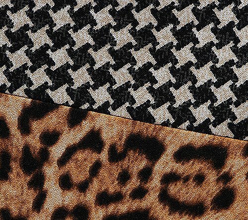 Neu mit Etikett Dennis Basso bedruckte luxuriöse Kreppjacke Druckknopfleiste vorne schwarz neutral 16 RV 117 $ - Bild 5 von 5