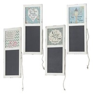 LAVAGNA A MURO CUCINA STILE SHABBY LAVAGNETTA MENU' CON GESSETTO A PARETE