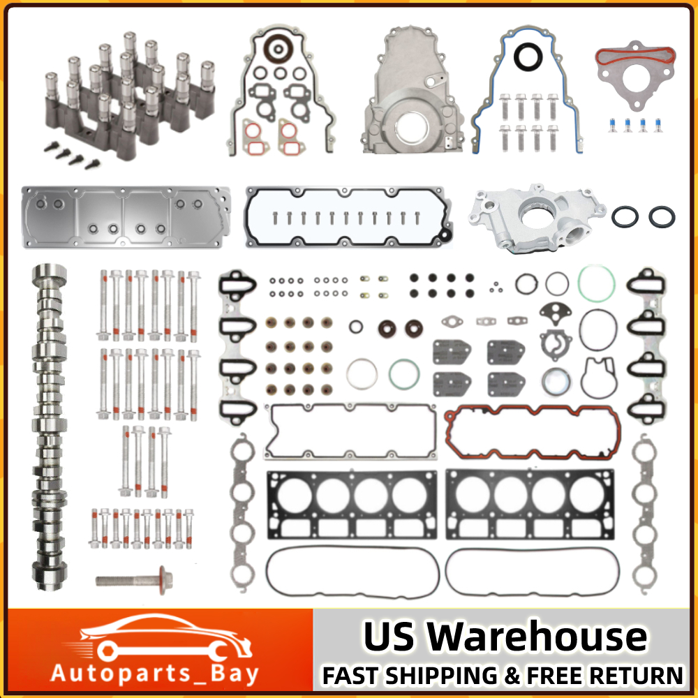 Performance Camshaft Lifters Head Gasket Kit for Chevy GMC 5.3L Silverado