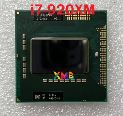 Intel Core i7-920XM 2.00GHz quad core 8M SLBLW PGA988 Notebook Processor