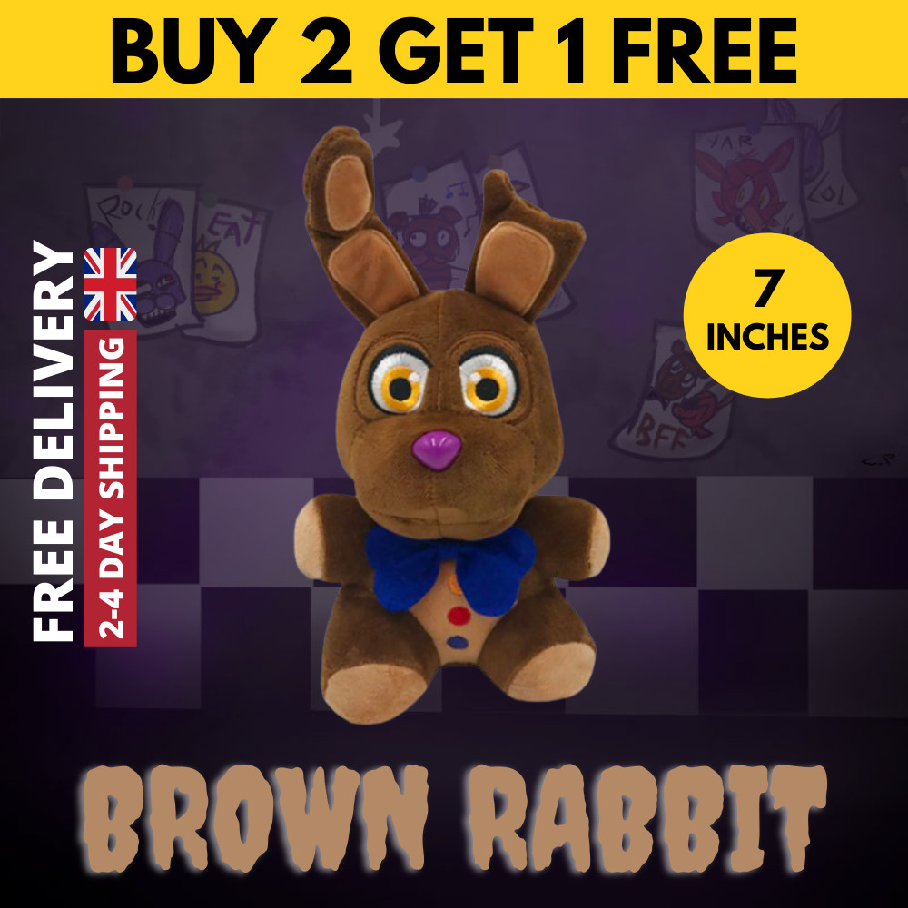 Figuras de muñeca de peluche de peluche FNAF Five Nights at Freddy's niños 7" Freddy Foxy Reino Unido