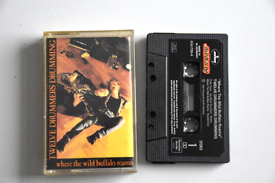MC, Tape, Kassette, Twelve Drummers Drumming, Where the Wild Buffalo Roams, 1988
