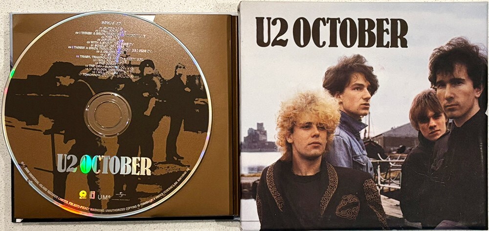 U2 October Deluxe Edition 2 CD Bonus 2008 w/ Book & Unreleased
