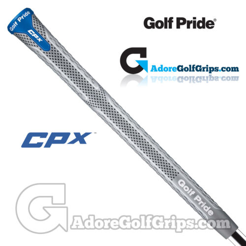 Golf Pride CPX Standard Grips - Grey / Blue x 13