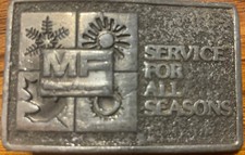 1978 Massey Ferguson Limited Edition Belt Buckle Service For All Seasons